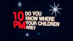 It's 10pm — Do You Know Where Your Children Are? - 1987 - Earl Monroe - PSA WNYW Channel 5