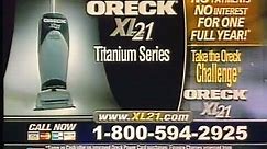 Oreck XL21 Titanium Series Informercial 2007
