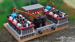 DIY 500+500 Watts Stereo Amplifier using 2SC2922 & 2SA1216 Transistor - SOCL 504 | cbz project
