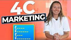 The NEW 4 Cs of Marketing Explained!