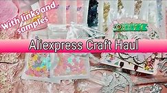 Aliexpress Craft Haul With Links And Samples