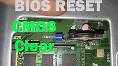 BIOS Reset on HP Pavilion 23 All-in-one PC - Password Reset