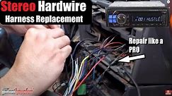 How to HARDWIRE a Car Stereo / Head Unit without a Wiring Harness PLUG (Wire Repair) | AnthonyJ350