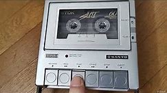Sanyo Slim 5 tape recorder