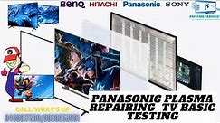 Panasonic Plasma Repairing TV Basic Testing