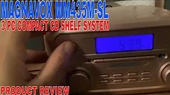 ✅ Magnavox MM435M-SL 3 Piece Compact CD Shelf System 🔴