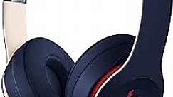 Beats Solo3 Wireless On-Ear Headphones - Apple W1 Headphone Chip, Class 1 Bluetooth, 40 Hours of Listening Time, Built-in Microphone - Club Navy (Latest Model)
