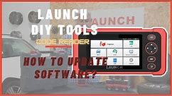 How to Update Software of Launch DIY Tools?
