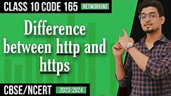 What is the difference between http and https | http vs https