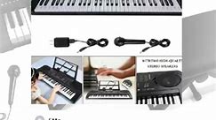 49 61-key digital electric adult keyboard for beginners portable electronic keyboard and #pianoforsalephilippines music stand as a Christmas gift for male and female friends #digitalelectricpiano #pianomusic #pianoforsale