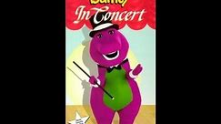 Barney in Concert 1999 VHS (with ActiMates Audio)