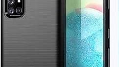 M MAIKEZI Samsung A71 5G case,Galaxy A71 5G case with HD Screen Protector, Soft TPU Slim Fashion Non-Slip Protective Phone Case Cover for Galaxy A71 5G (Black)