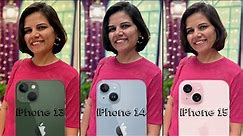 iPhone 15 vs iPhone 14 vs iPhone 13 Detailed Camera Comparison 🔥
