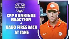 First College Football Playoff Rankings, Brian Ferentz out at Iowa & Dabo Swinney fires back