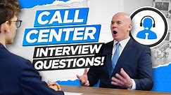 CALL CENTER Interview Questions & ANSWERS! (How to PASS a Call Centre Job Interview!)
