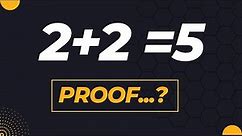 2+2=5 With Proof | how is the possible | Brecking the Rule of mathematics| By Ayush sir #2+2=5