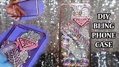 HOW TO CUSTOMIZE YOUR PLAIN CELL PHONE CASE- DIY BLING PHONE CASE