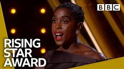 Lashana Lynch claims the Rising Star BAFTA 😀🌟 | BAFTA Film Awards 2022 - BBC