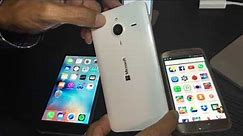 COMPARACION SAMSUNG S6 VS iPHONE 6 PLUS VS LUMIA 640 XL