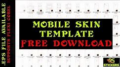 Mobile Skin Template | FREE DOWNLOAD | RS STICKERS