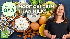 10 Foods that Have More Calcium Than a Glass of Milk