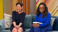 Oprah talks 100th book club pick with "Hello Beautiful" author Ann Napolitano