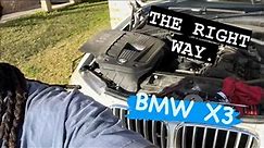 How to do a Oil change BMW X3