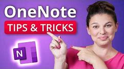 OneNote Tips and Tricks