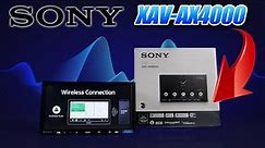 Sony XAV-AX4000 Car Stereo Headunit with Wireless Apple Carplay and Andriod Auto