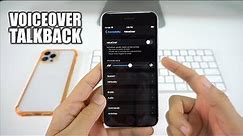 How to Disable / Turn OFF TalkBack on a Apple iPhone SE 2020