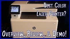 HP Color Laserjet Pro M277dw Overview, Review, and Demo | Best Color Laser Printer?