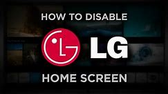 How To Change The Default LG TV Home Screen To Live TV