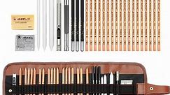 2.39US $ 87% OFF|29pcs Sketch Pencil Set Professional Drawing Pencils Bags Portable Outdoor Travel Ketching Painter School Students Art Supplies - Wooden Lead Pencils - AliExpress