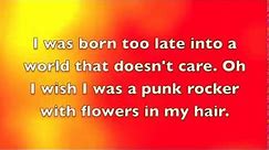 I Wish I Was A Punk Rocker (With Flowers in My Hair) ~ Sandi Thom