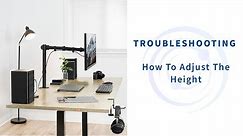 How To Adjust The Height On Your Monitor by VIVO