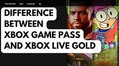 Difference Between Xbox Game Pass And Xbox Live Gold