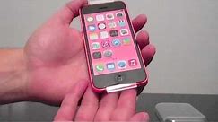 Unboxing and First Look At The iPhone 5c Pink