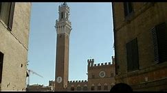 Siena Tuscany Italy Piazza del Campo, Torre del Mangia, Palazzo Pubblico, Palazzo Chigi-Saracini