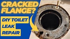 How to Repair a Leaking Toilet and Broken Flange - DIY Guide with Oatey Replacement Ring