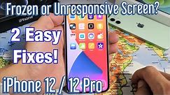 iPhone 12: Frozen or Unresponsive Screen? (2 Easy Fixes)