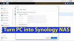 Turn PC into Synology NAS DSM 7 ON Windows.