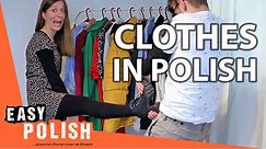Polish Clothes Vocabulary | Super Easy Polish 25