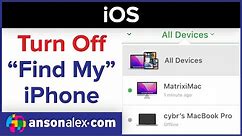 Turn Off "Find My iPhone" with a Computer (or phone) from iCloud.com