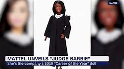 Mattel unveils new 'Judge Barbie' doll