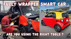SMART CAR COZY COUPE WRAP - THE RIGHT TOOLS MATTER
