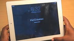 How to fix Ipad/Iphone/Ipod is disabled if home button not working
