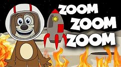 Zoom Zoom Zoom We're Going To The Moon | Nursery Rhymes And Kids Songs | Puppy Hey Hey