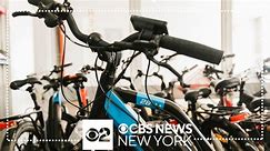 E-bike charging station opens for delivery workers in Manhattan