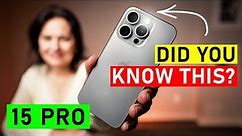MASTER NEW CAMERA FEATURES on iPhone 15 pro & Max! TUTORIAL FOR BEGINNERS!