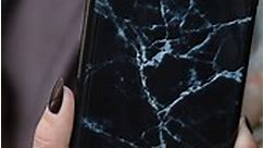 Marble - Black iPhone Case